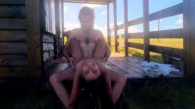 Hot Sex With A Colombian Peasant In A Cabin