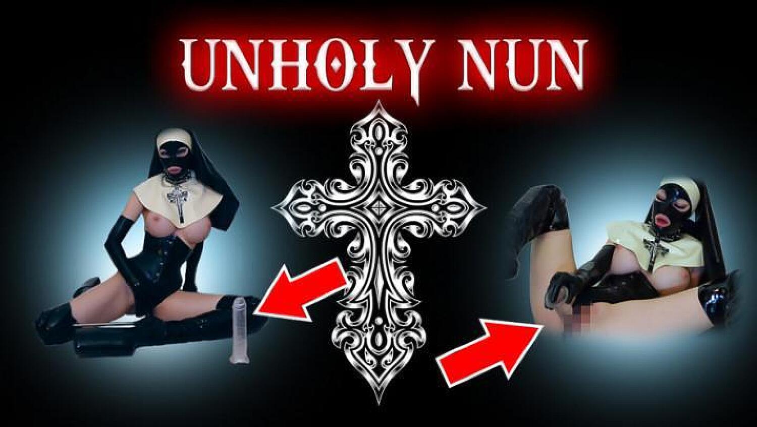 Latex Nun Cumming From Fucking Herself