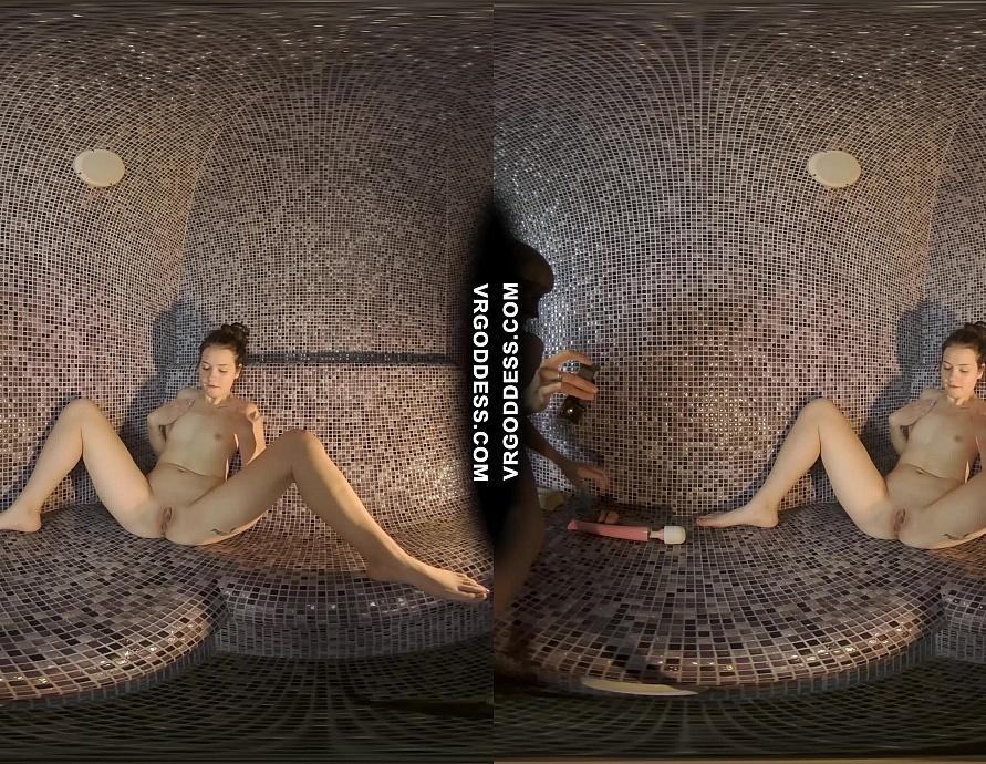 Dirty Female Director Miss Pussycat Using Hitachi and Dildo on Young Petite Matty Rfo in the Suana