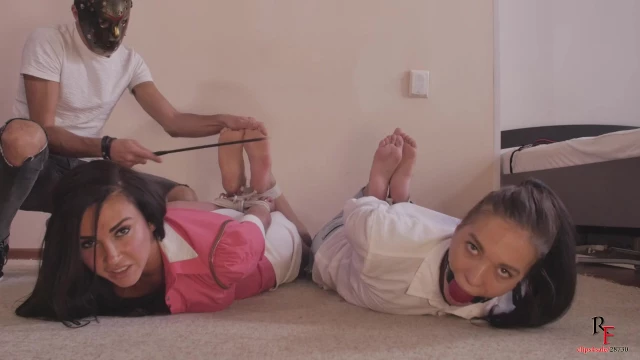Bitch and Obedient Girls - Double Bastinado