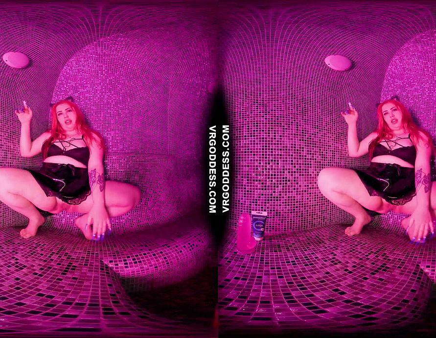 Strawberry Pastel BBW Pawg Model Gets Herself Off With A Huge Pink Dildo In Hot Sauna