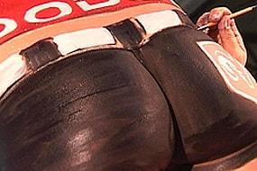 Ass Painted In Sex Show