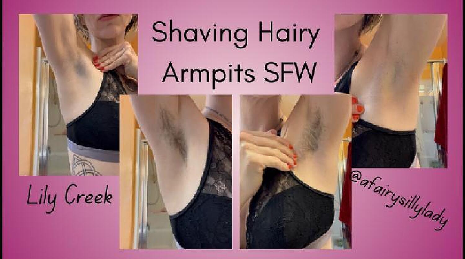 Shaving Hairy Armpits Sfw