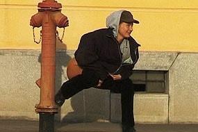 Teen Peeing Is Almost Caught