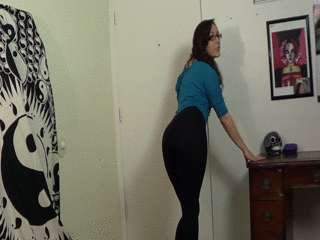 Booty Twerk Black Leggings