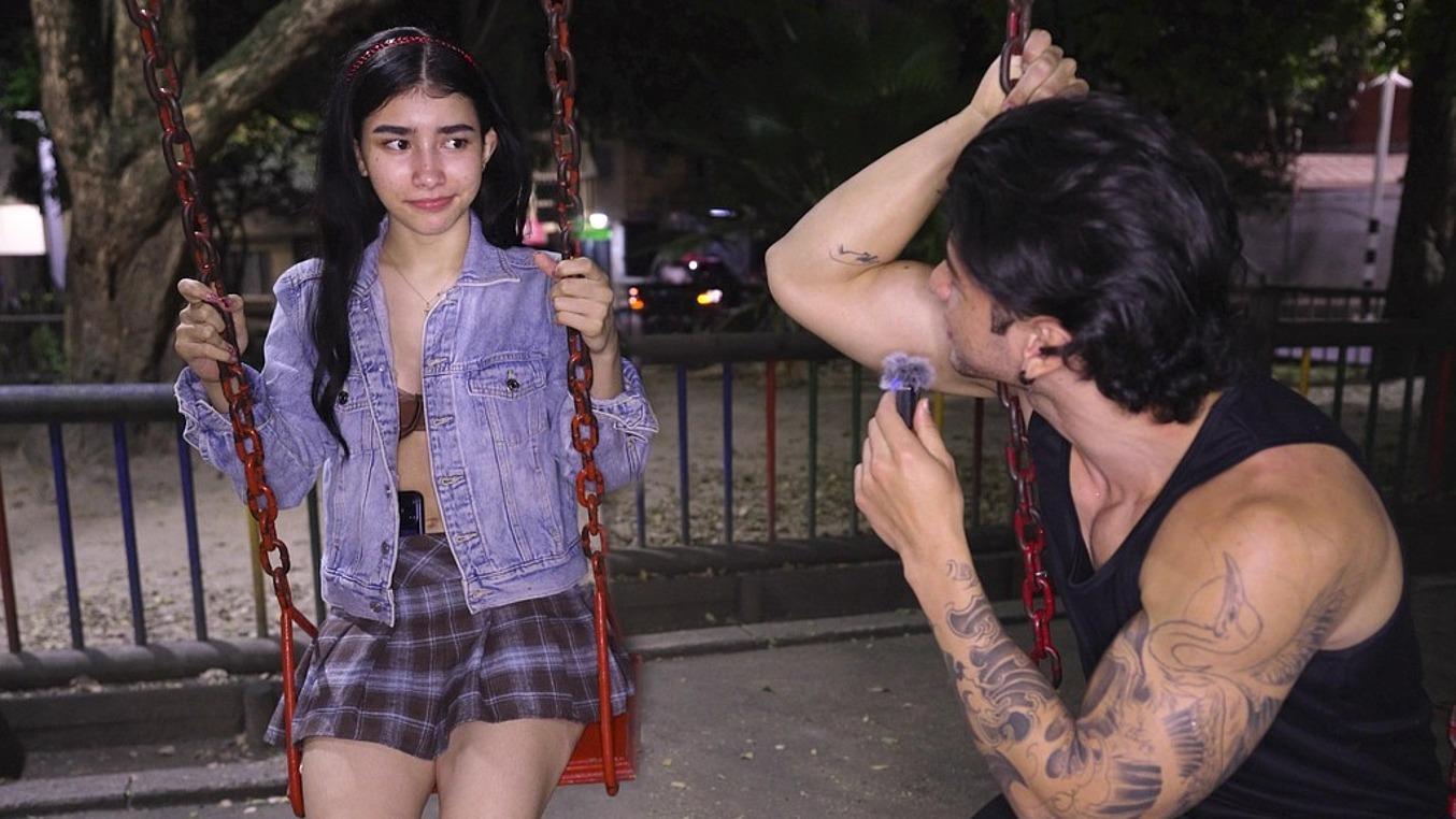 Playground Interview Turns Into All-Night Anal