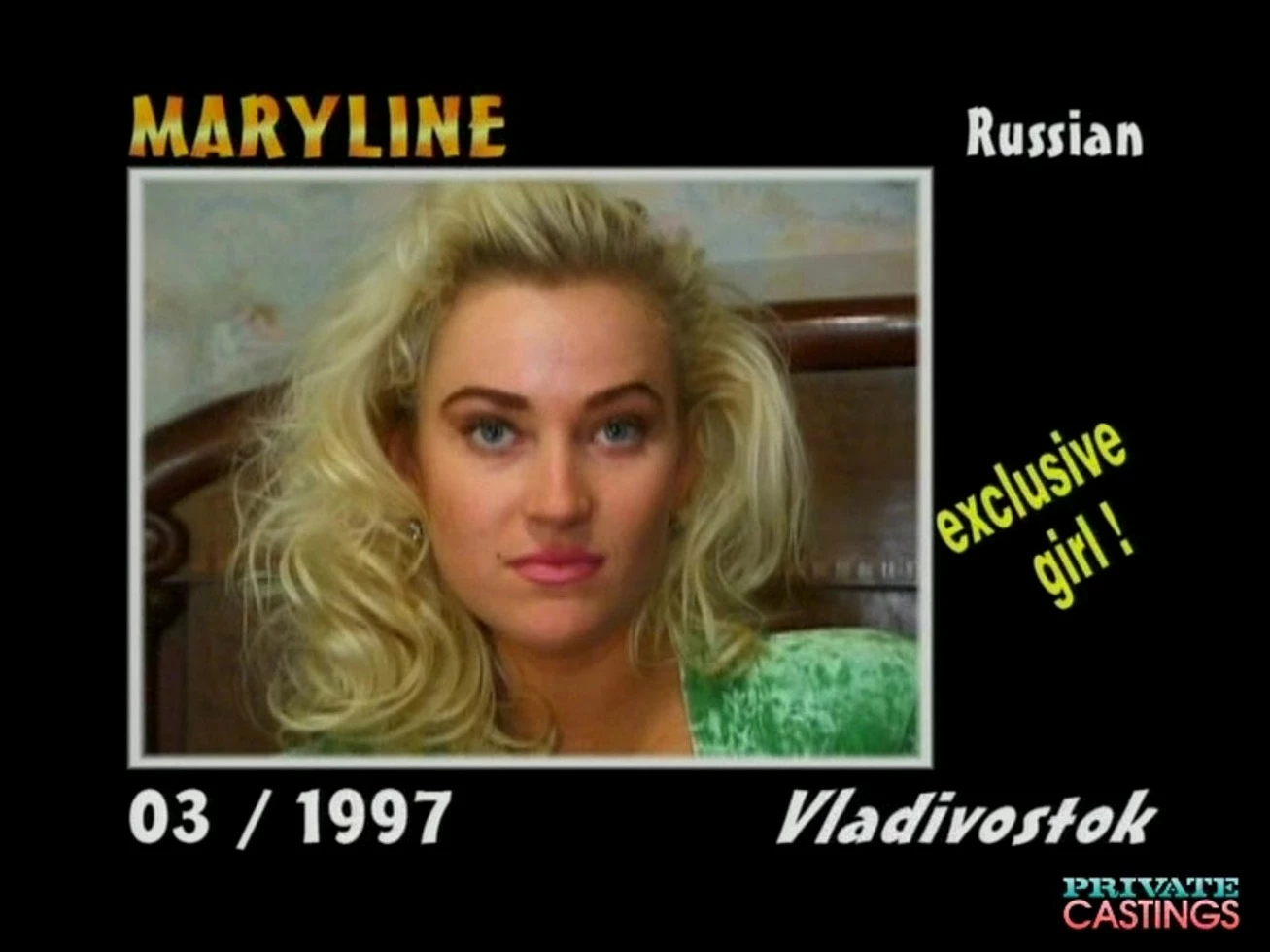 Russian Teen Maryline in the Private Casting