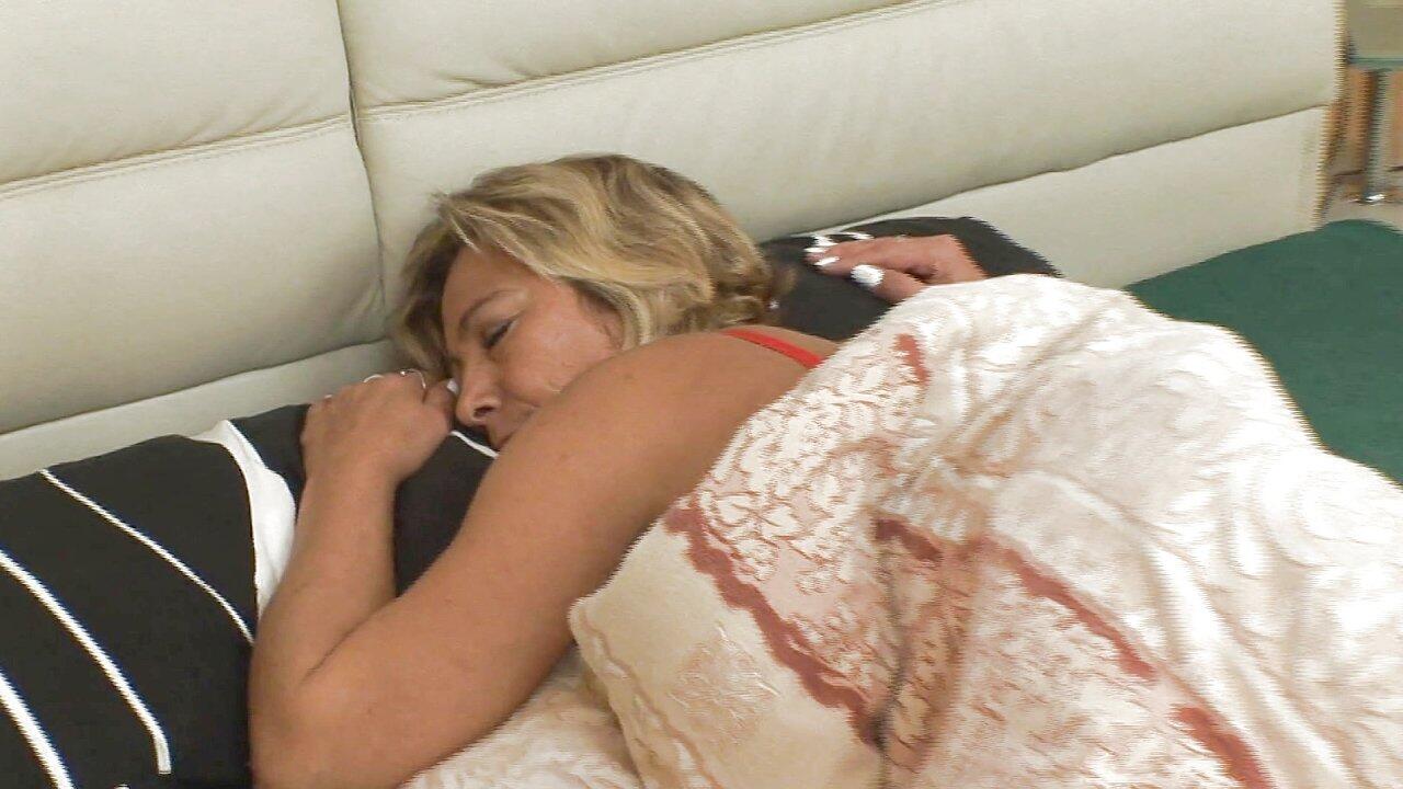 Milli Is Still a Slut at Fifty and Getting Fucked Hard in Red Thigh Highs