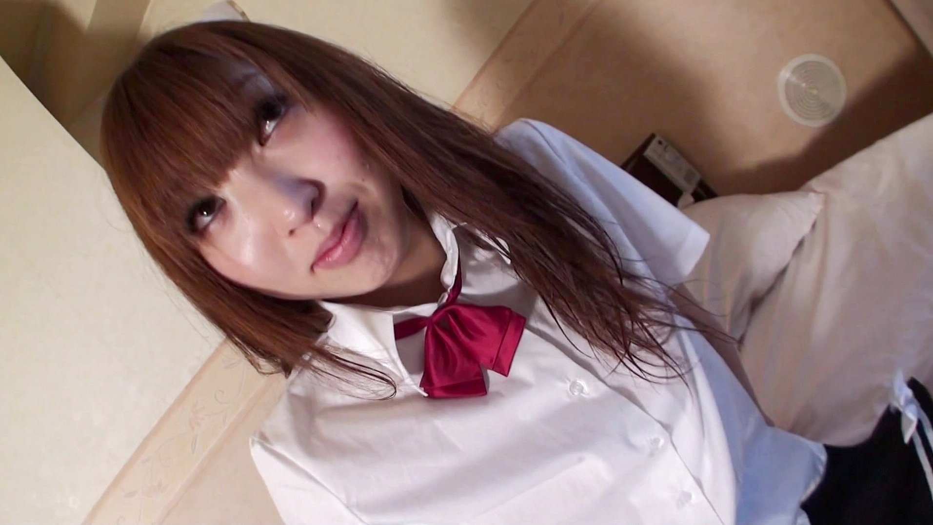 Kana Fujishiro Role Plays Naughty Skool Gurl with Her Beau