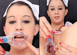 Skinny Teen As Medical Nurse