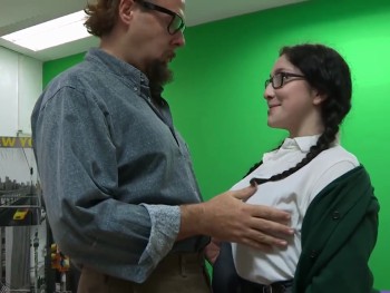 Anais, the 18 Years Old Schoolgirl, Changes What Until This Moment Has Been Her School for the Fakings' One