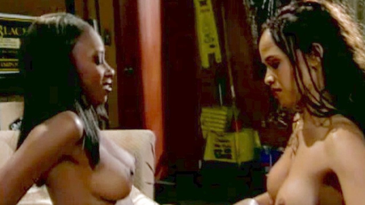 A Busty Black Girl Has Lesbian Sex With Another Horny Black Honey