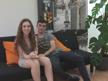 Leyra, 18 Years Old, and Her Boyfriend Raul. the Trending Couple Shows You How They Give Love to Each Other