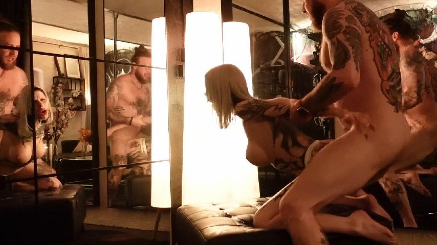 Goth Stripper Gets Used & Hardcore Fucked In A Strip Club