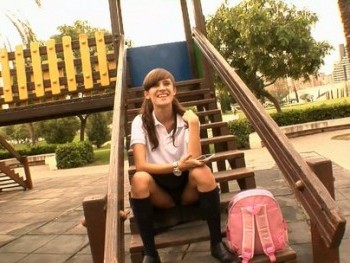 Ainara the Schoolgirl, Her First Double Penetration, Her First Threesome and the Beginning of a New Life