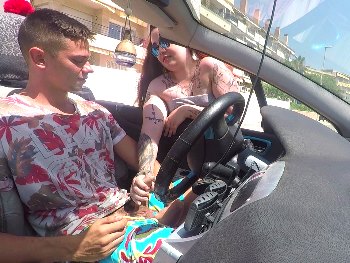 Tommy and His Convertible Go Wanking Around the Spanish Beachside Looking for 'Easy Girls'