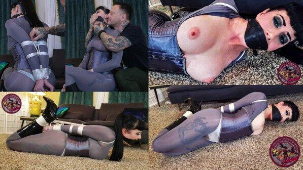 A Tight Topless Hogtie