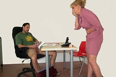Boss Smokes Cock