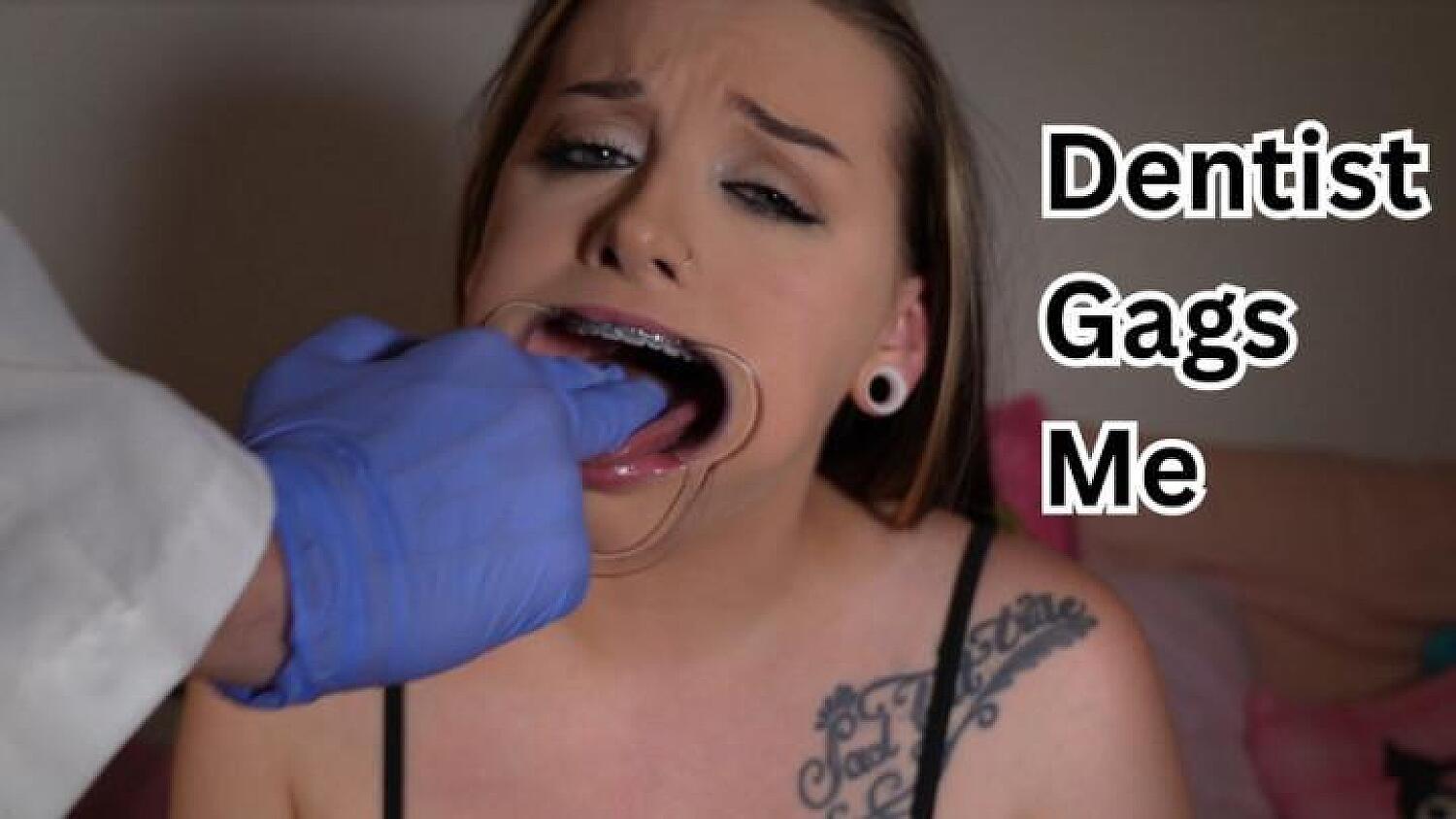 Sadistic Dentist Gags Me