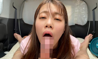 Ayame Kinoshita - Passionate and Extra Sweaty Summertime Car Sex