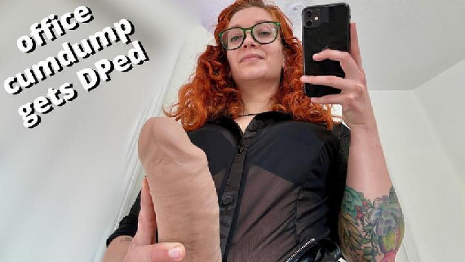 Beta Fucktoy Part 4: Office Cumdump Dped For Wife On Video