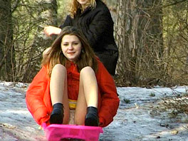 Sexy Lesbian Sleigh Ride