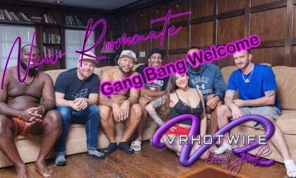 Gang Bang Welcome For A New Roommate