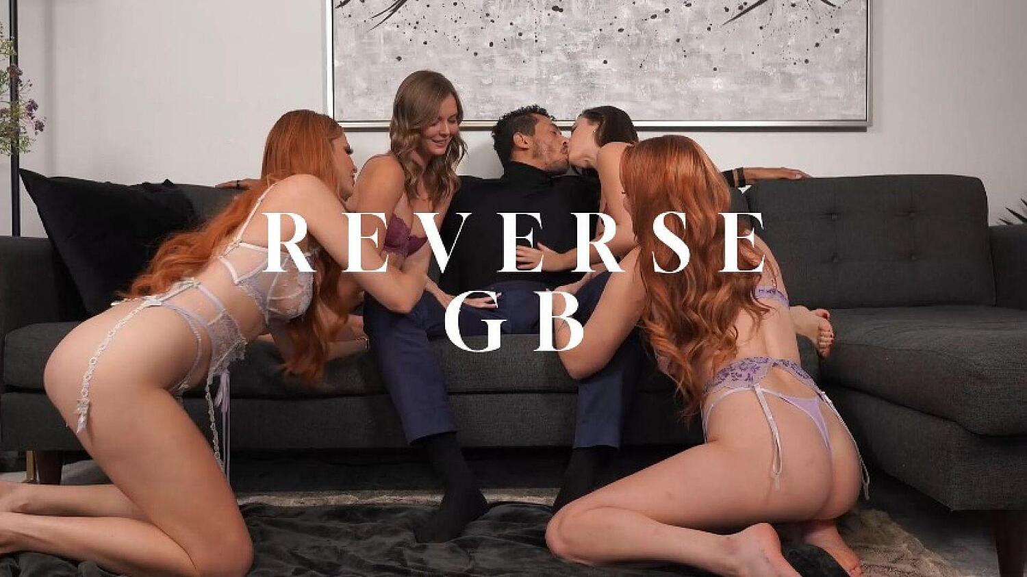 Reverse Gangbang - Four Gorgeous Girls One Guy Ft Alex Jones