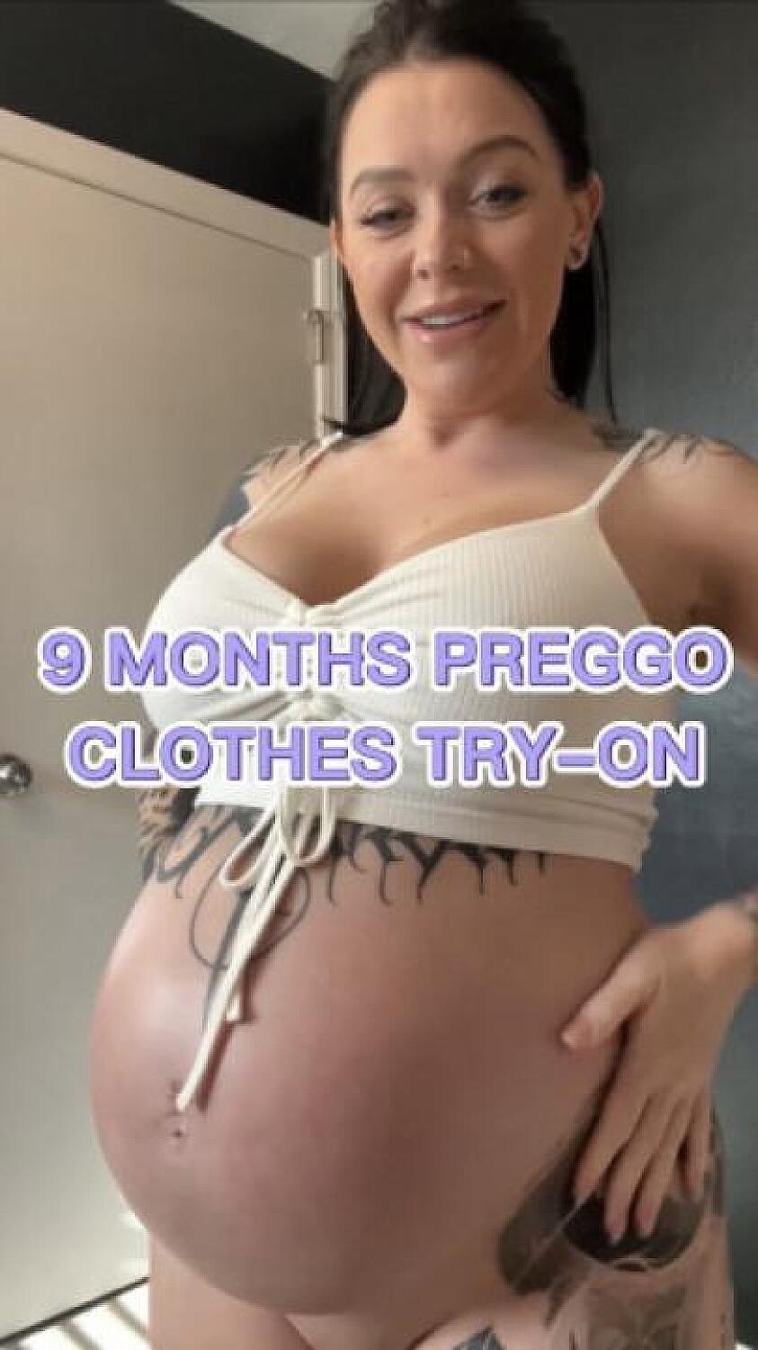 Pre-Pregnancy Clothes Try On 9 Months Preggo