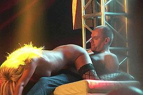 Blonde In Porn Show