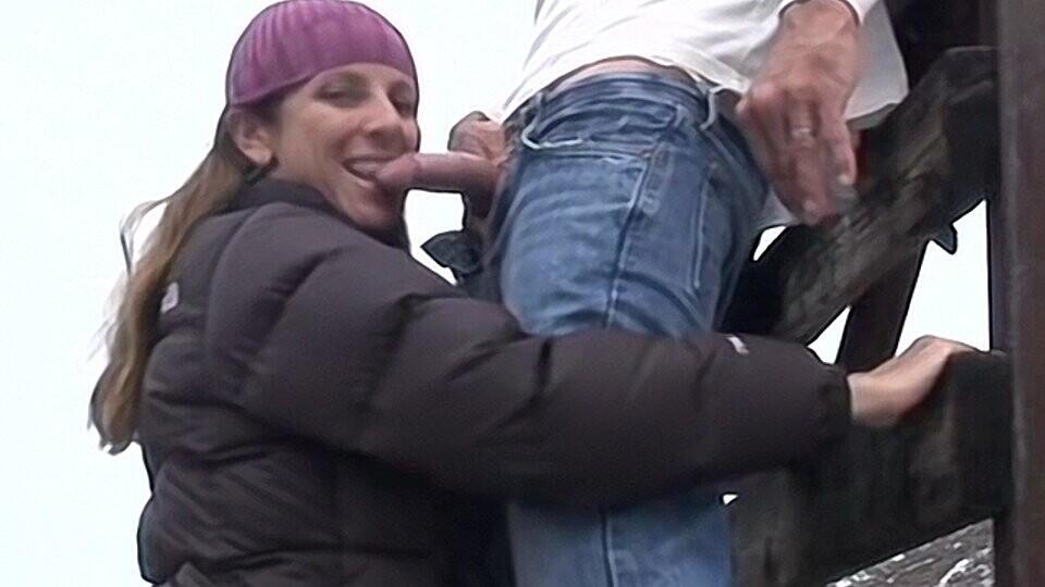 Tyler Sucks Matt Off on the Mountain