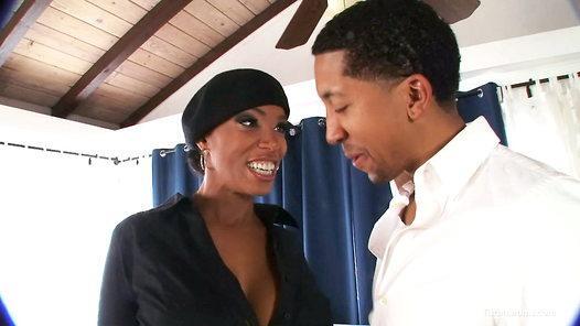 Hot Black MILF Soleil Is Fucking Big Black Dick