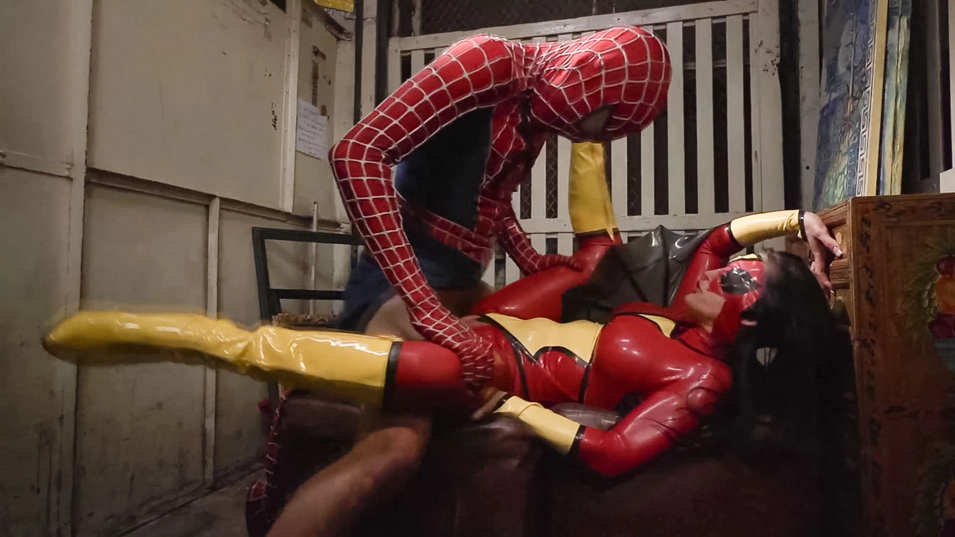 Superman vs Spiderman XXX - a Parody - Scene 5
