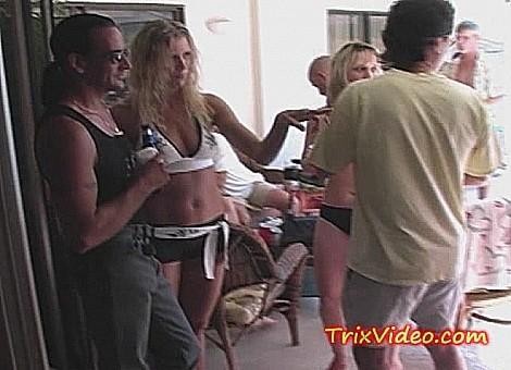 A Swingers Party at the Pool