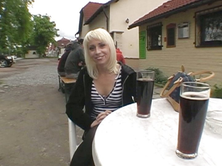 Lenka Lets Her Boyfriend Play with Her Pussy Outside in Broad Day Light