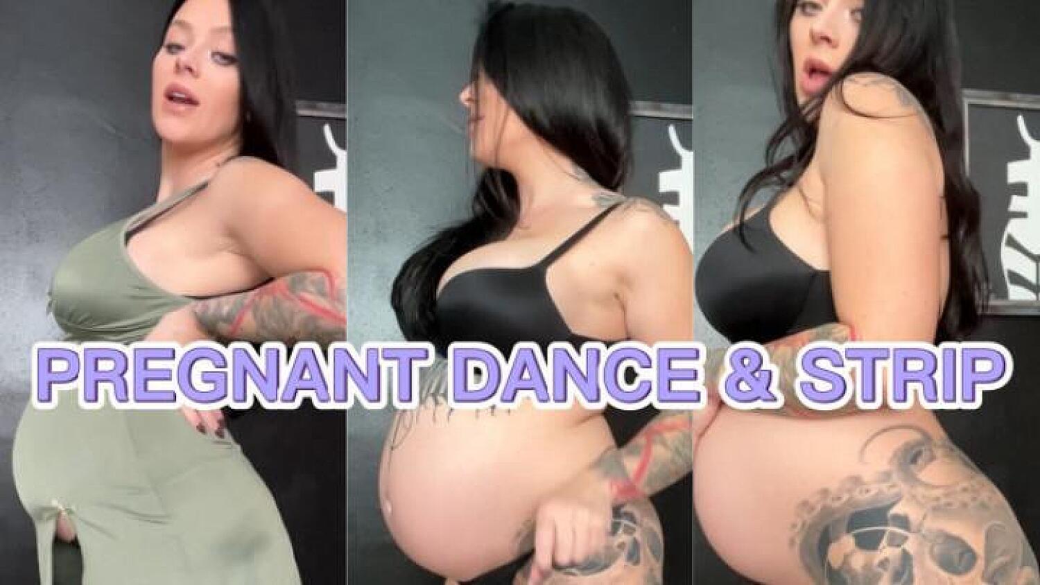 Pregnant Dance & Strip