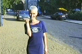 German Gal Masturbating