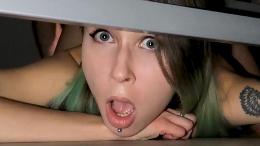 Stuck and Helpless - Horny Roommate Uses Her Pussy Like a Fleshlight