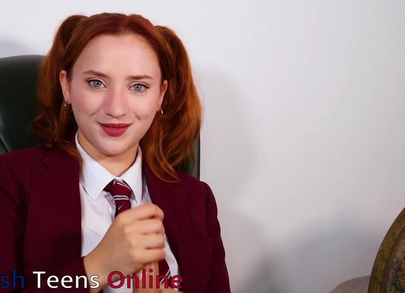 Student Victoria Greene Tells You How To Wank Your Cock