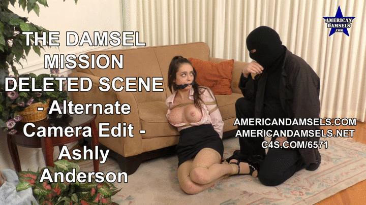 The Damsel Mission - Deleted Scene - Alternate Camera Edit - Ashly Anderson - Format - Screenshot 1 of 4 - Bondage