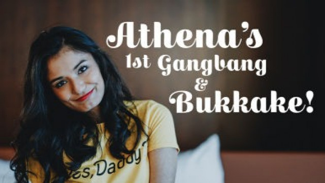 Athenas 1 St Gangbang & Bukkake!