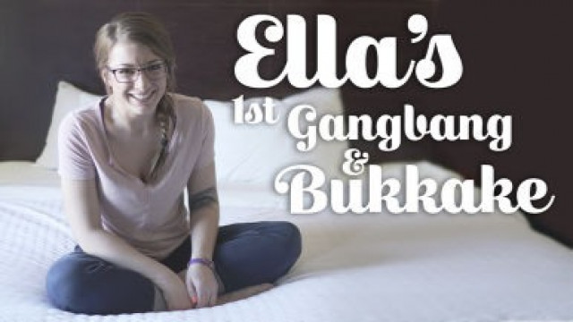Ellas 1 St Gangbang & Bukkake