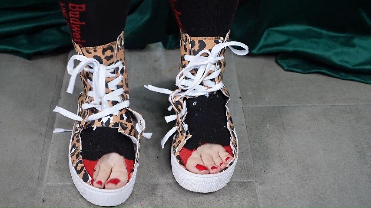Leopard Sneakers Cause Rapid Angry Growth