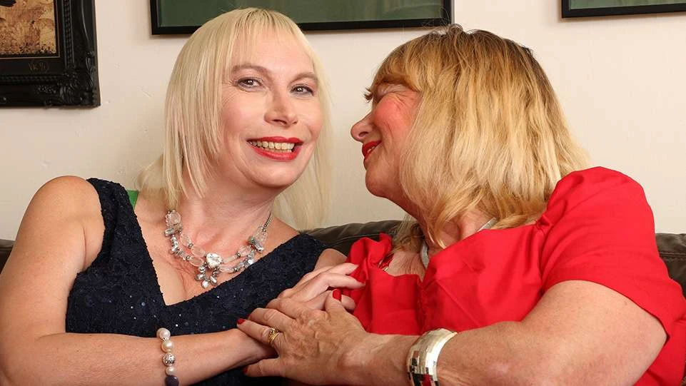 Two Blonde British Matures Fingering Deep Down Their Holes