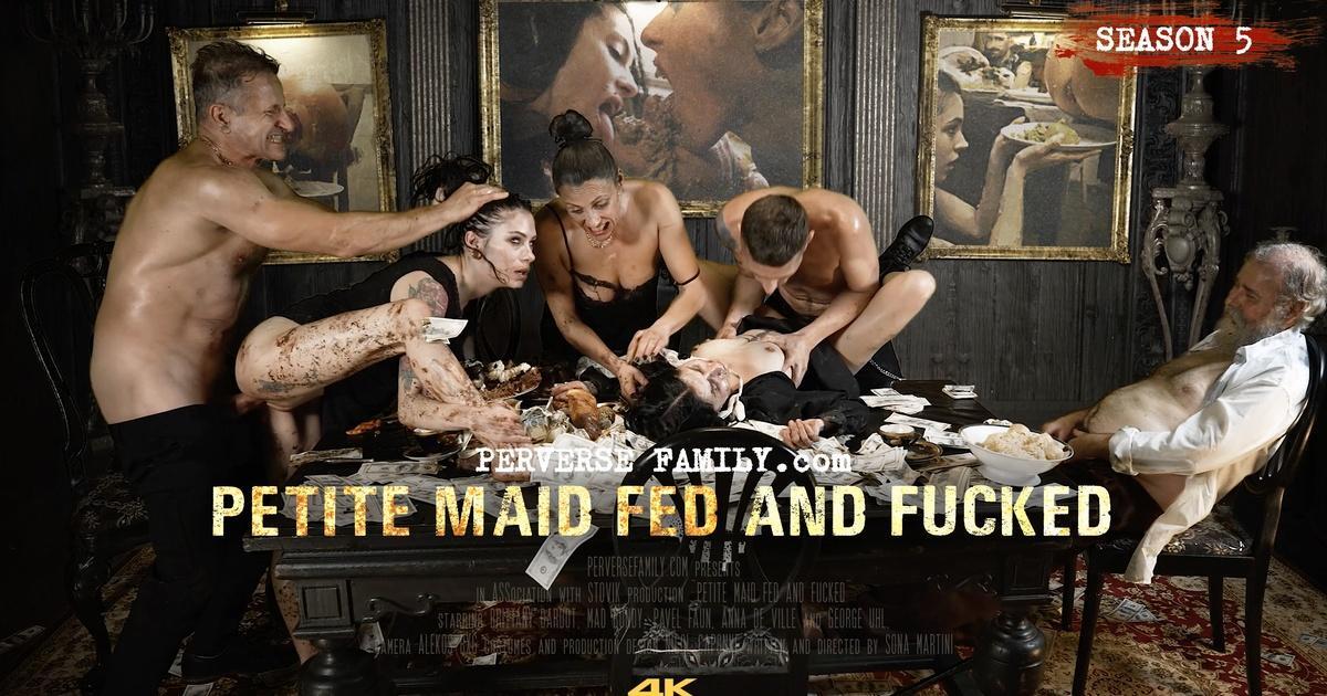 Petite Maid Fed And Fucked