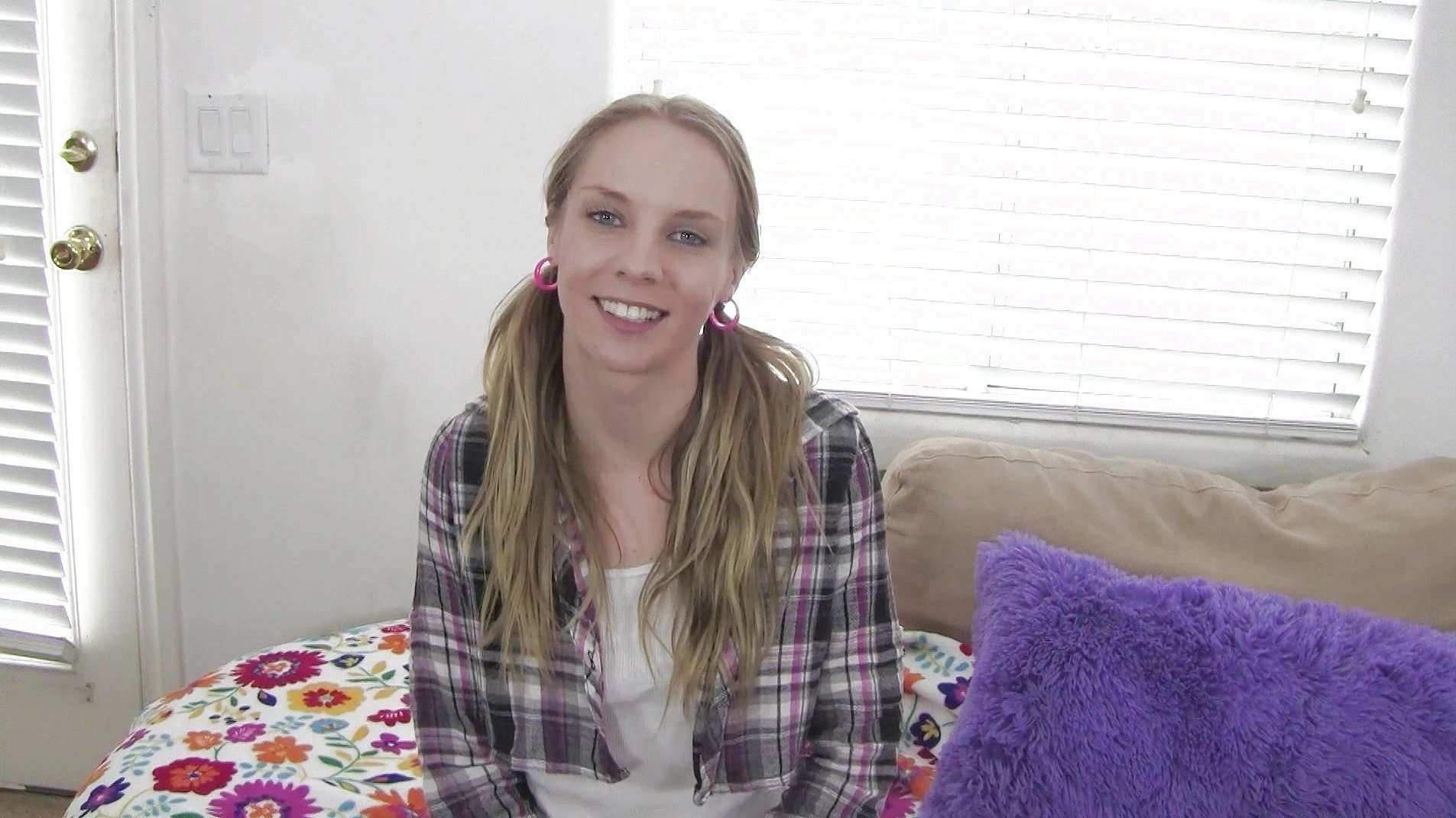 Cute Lesbian Looking Chick Can't Get Enough of His Cock!