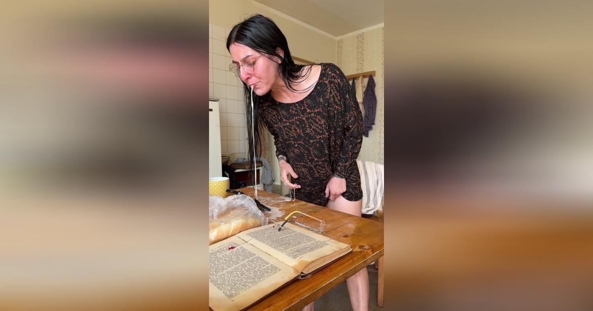 Selfie Fetish 28: Black Dress, Open Book, I Said I Could Puke Harder