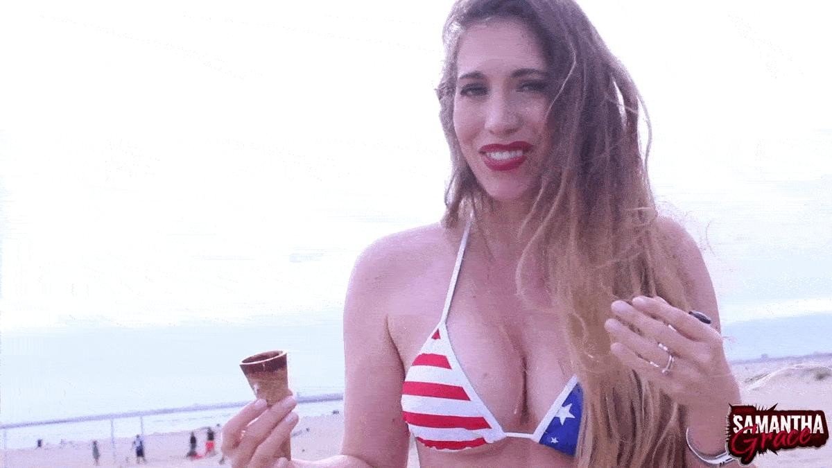 July 4Th Los Angeles Beach Interview