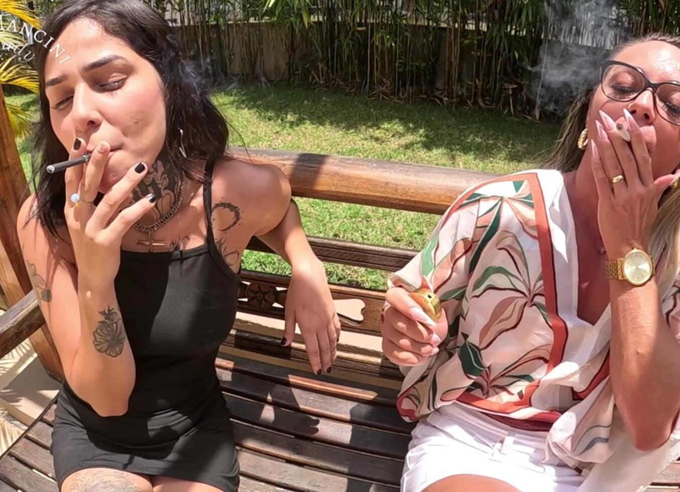 Sluts Smoking And Talking About Dicks. - Short Video From Full Video
