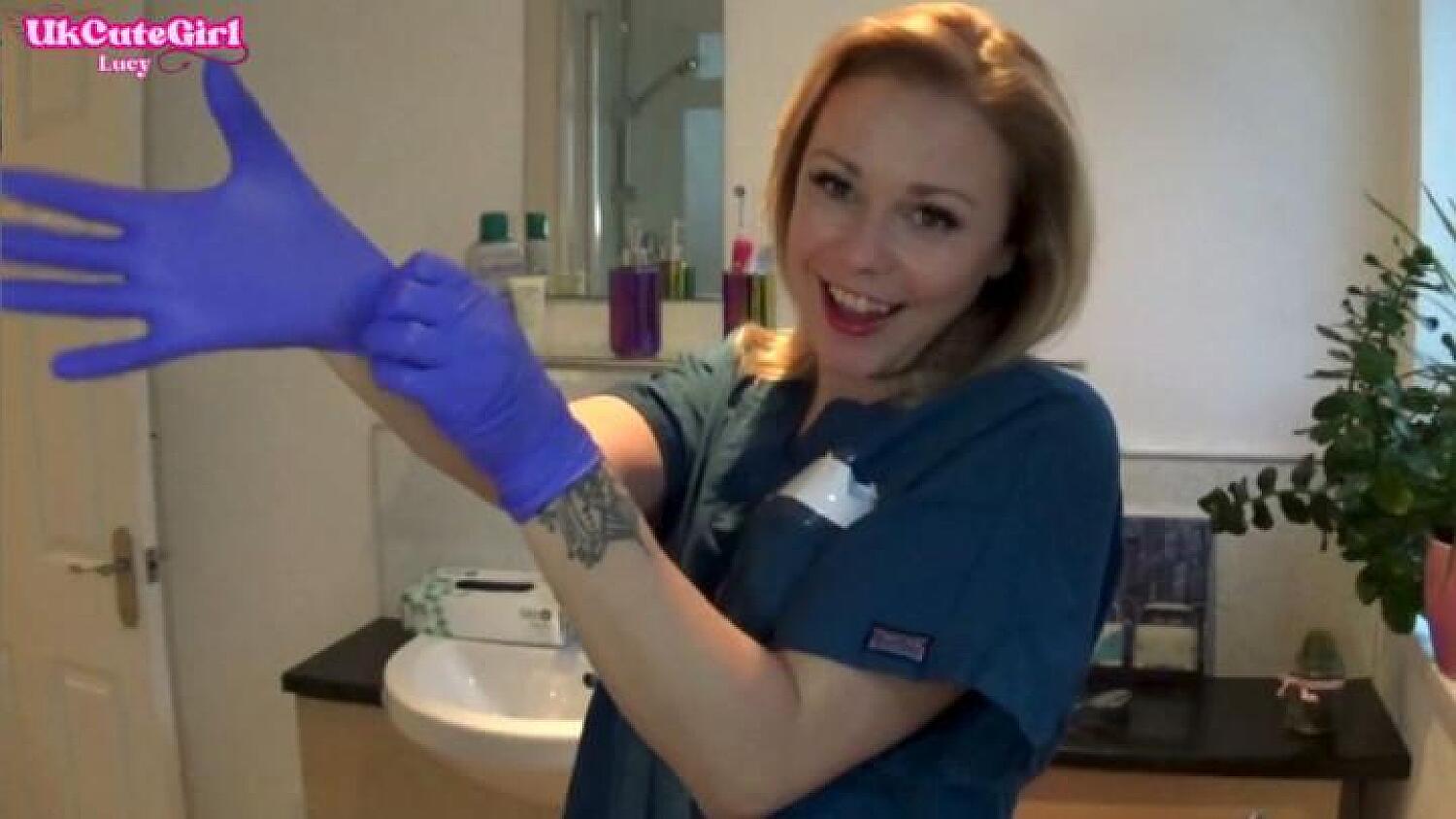 Latex Glove JOI In The Dental Chair Naughty Nurse POV